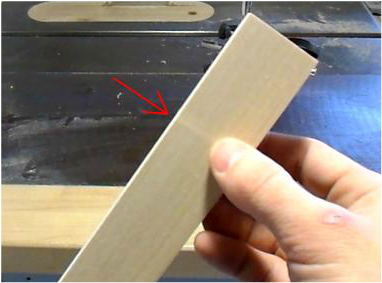Wood Planer Snipe example