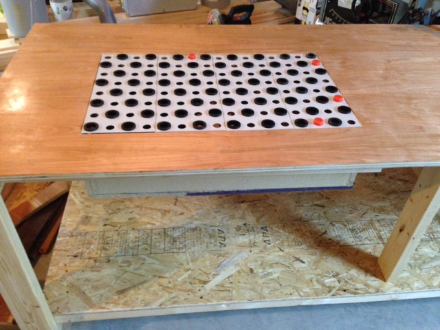 workbench with down draft