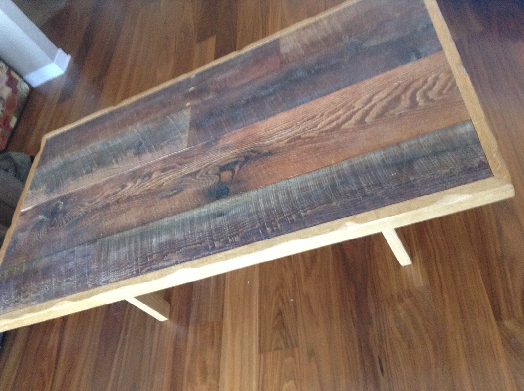 brown barn board table