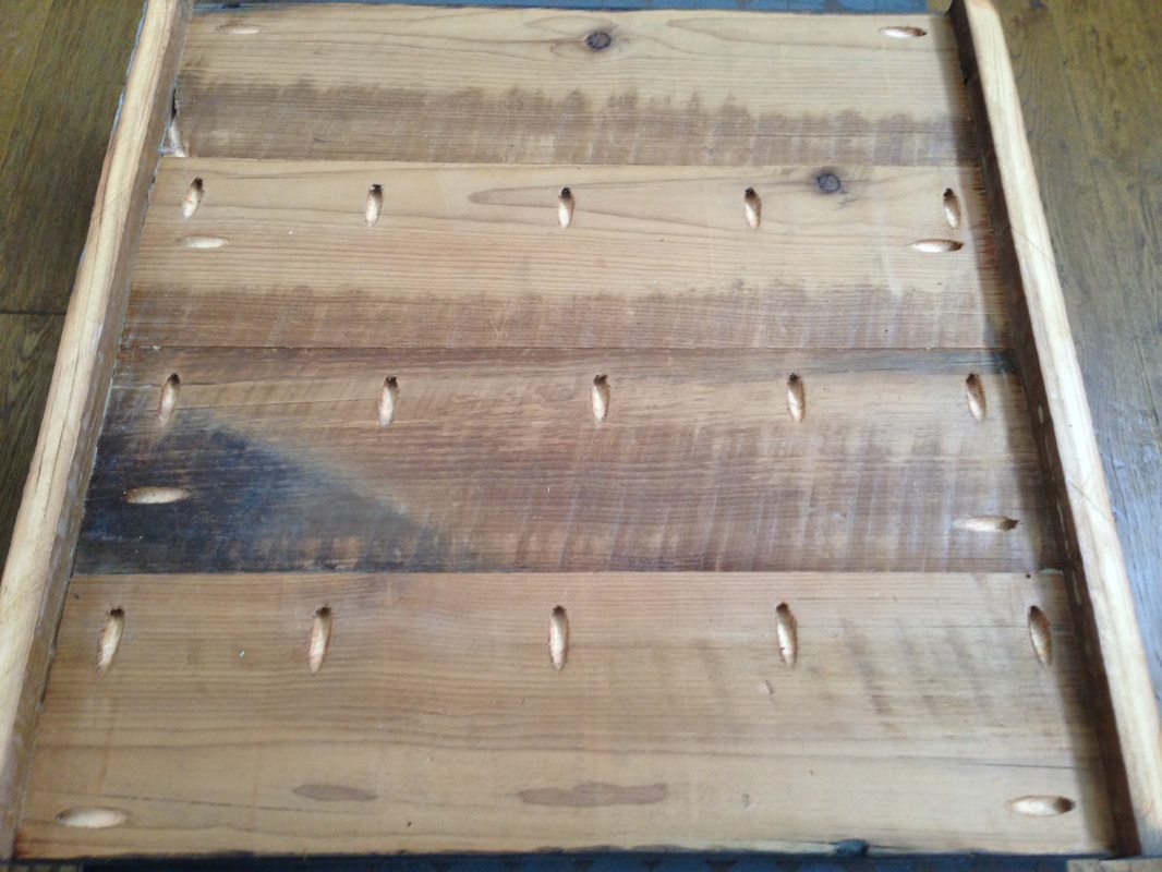 Barn board tray